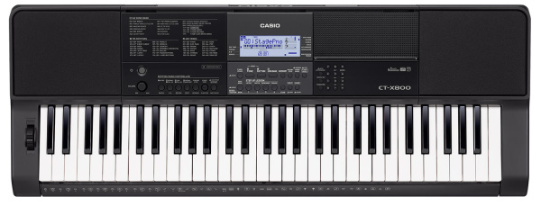 Casio CT-X800 - синтезатор с автоаккомпанементом, 61 клавиша, 48 полифония