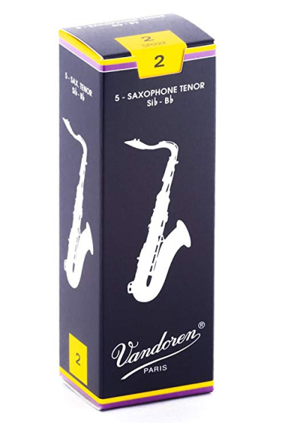 Vandoren SR222 - Трость для саксофона Тенор Традиционная №2 (штука)