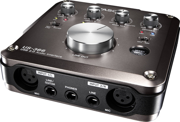 Tascam US-366 - Внешняя звуковая карта USB 2.0, 24bit/192kHz