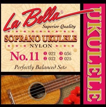 La Bella 11-SOPRANO - Комплект струн для укулеле сопрано, нейлон