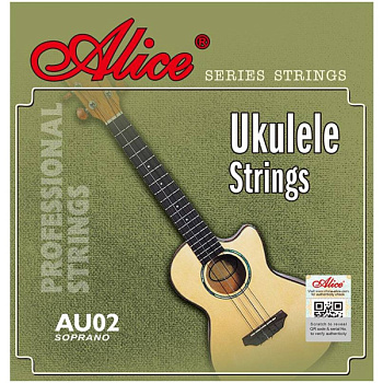 Alice AU - комплект струн для укулеле