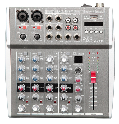 SVS Audiotechnik mixers AM-6 DSP - Микшерный пульт аналоговый, 6-канальный