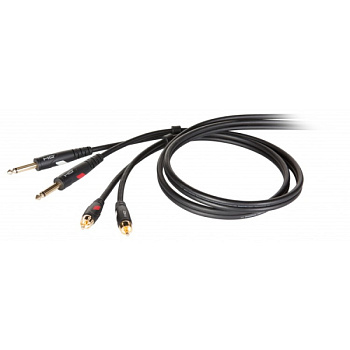 DIE HARD DHG535LU3 - Проф. аудио кабель, стерео, 2х джек <-> 2х RCA, длина 3 м