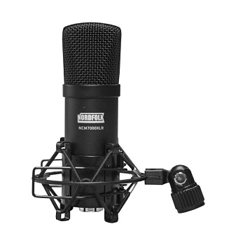 NordFolk NCM7000XLR - конденсаторный студийный микрофон, диафр 14 мм, антивибрац. держ. в комплекте