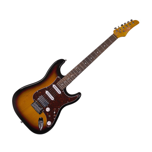 REDHILL STM300 VS - электрогитара, Stratocaster, S-S-H, ольха/клен+палисандр, цвет санбёрст 