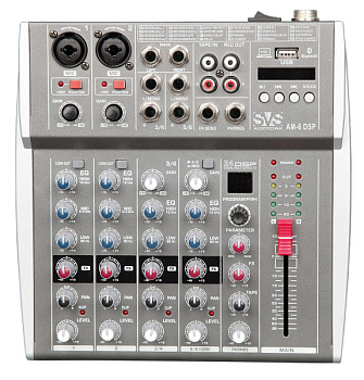 SVS Audiotechnik mixers AM-6 DSP - Микшерный пульт аналоговый, 6-канальный