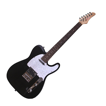 REDHILL TLX100 BK - электрогитара, Telecaster, S-S, тополь/клен, цвет черный 