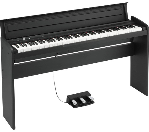 KORG LP-180-BK - Цифровое пианино, 88 клавиш, 10 тембров, 2 эффекта (реверб и хорус), цвет черный 