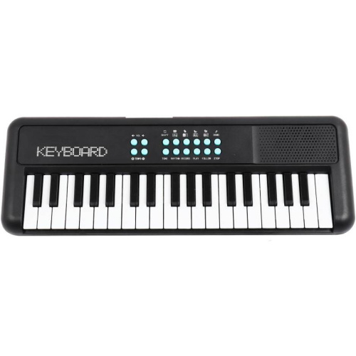 TERRIS TK-100 BK - синтезатор, 37 мини клавиш, микрофон, цвет черный 