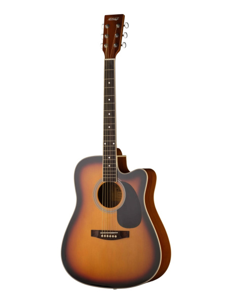 Homage LF-4121C-SB - Акустическая гитара, санберст, с вырезом
