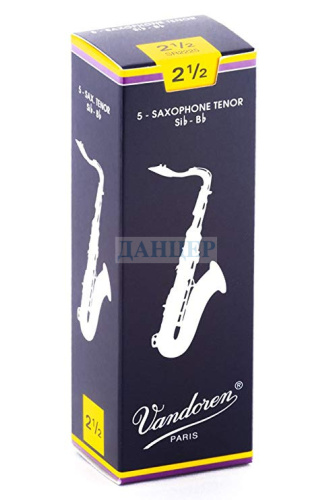 Vandoren SR2225 - Трость для саксофона Тенор Традиционная №2,5 (штука)