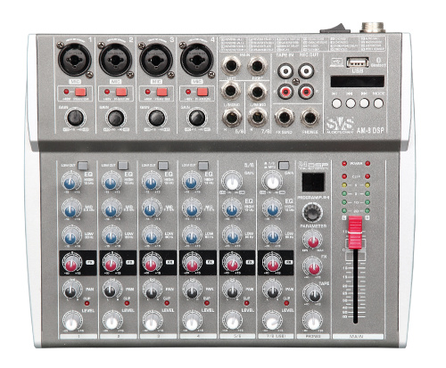 SVS Audiotechnik mixers AM-8 DSP - Микшерный пульт аналоговый, 8-канальный