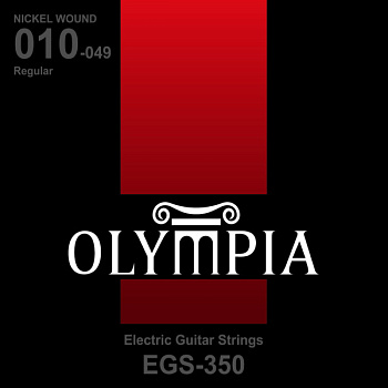 Olympia EGS350 - струны для эл.гитары Nickel Wound (10-14-21w-28-38-49)