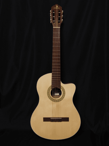 Livingstone Folkblues NA - гитара 39" с вырезом, широким грифом, цвет натуральный  