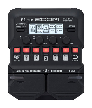 Zoom G1 FOUR - гитарный процессор мультиэффектов