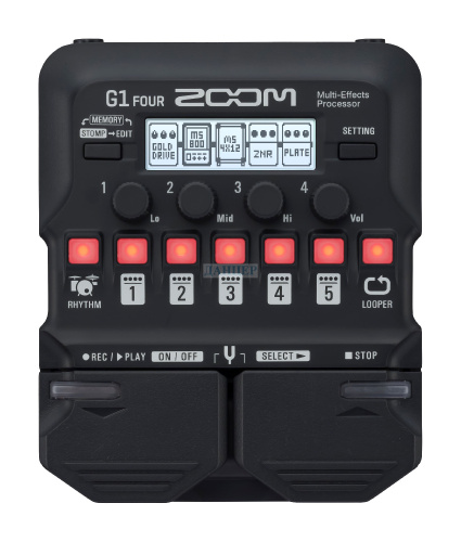 Zoom G1 FOUR - гитарный процессор мультиэффектов