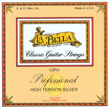 La Bella 10PH - Комплект профессиональных струн высокого натяжения для классической гитары