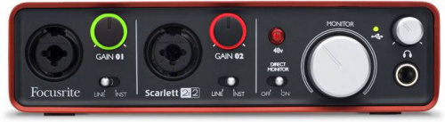 Аудио интерфейс Focusrite Scarlett 2i2 2nd Gen USB