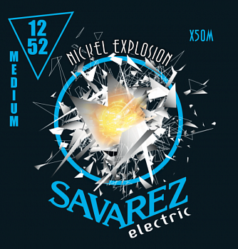 Savarez X50M Explosion - струны для электрогитары, никелированные, 12-52